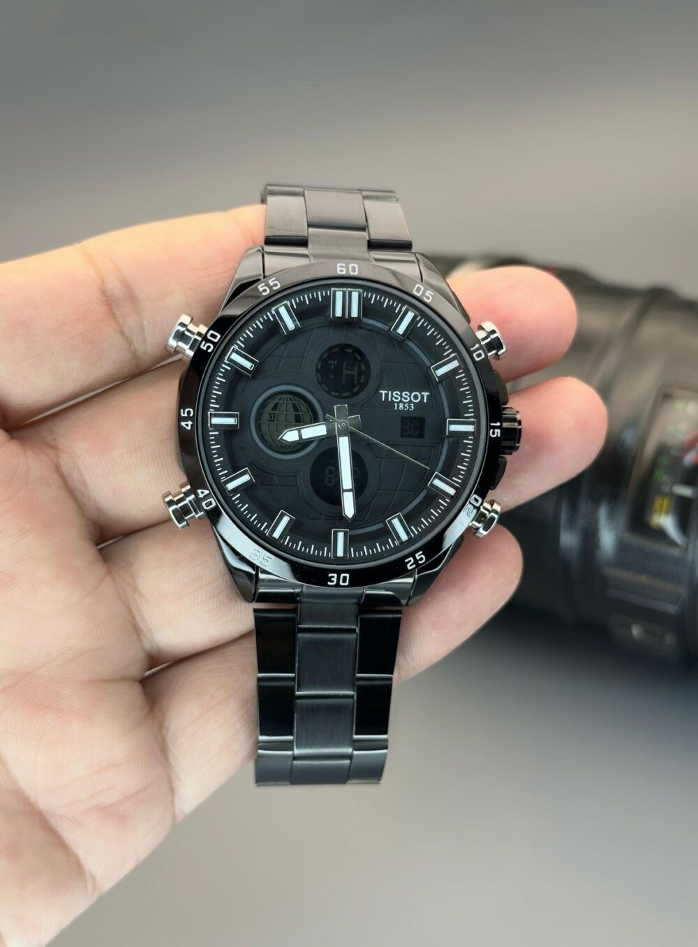 Men’s Tissot Digital & Analog Watch – Dual Display Luxury Timepiece - Image 4
