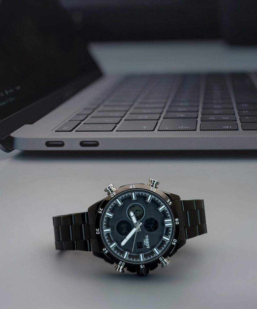 Men’s Tissot Digital & Analog Watch – Dual Display Luxury Timepiece - Image 3